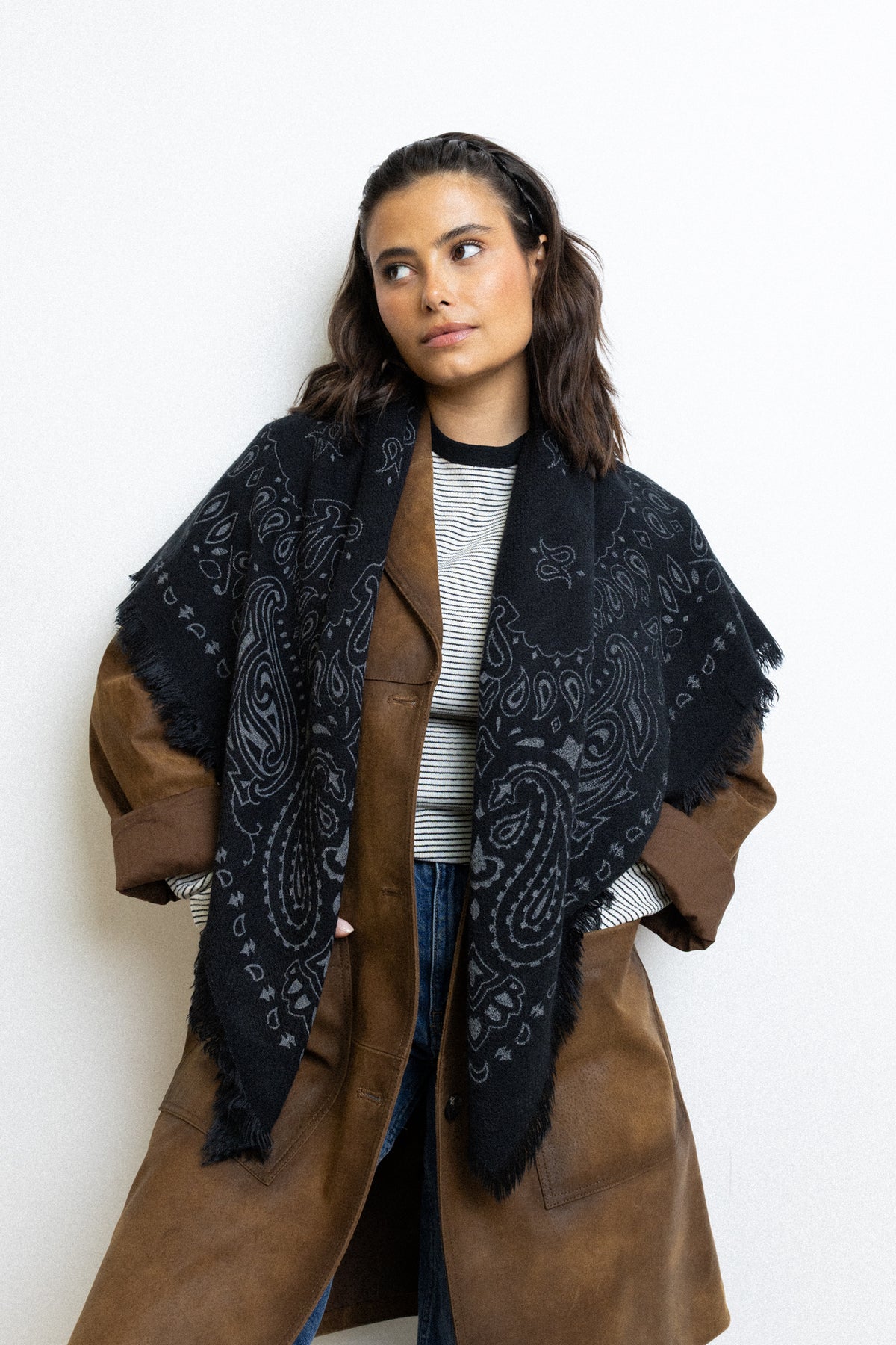 MAXI BANDANA BLACK