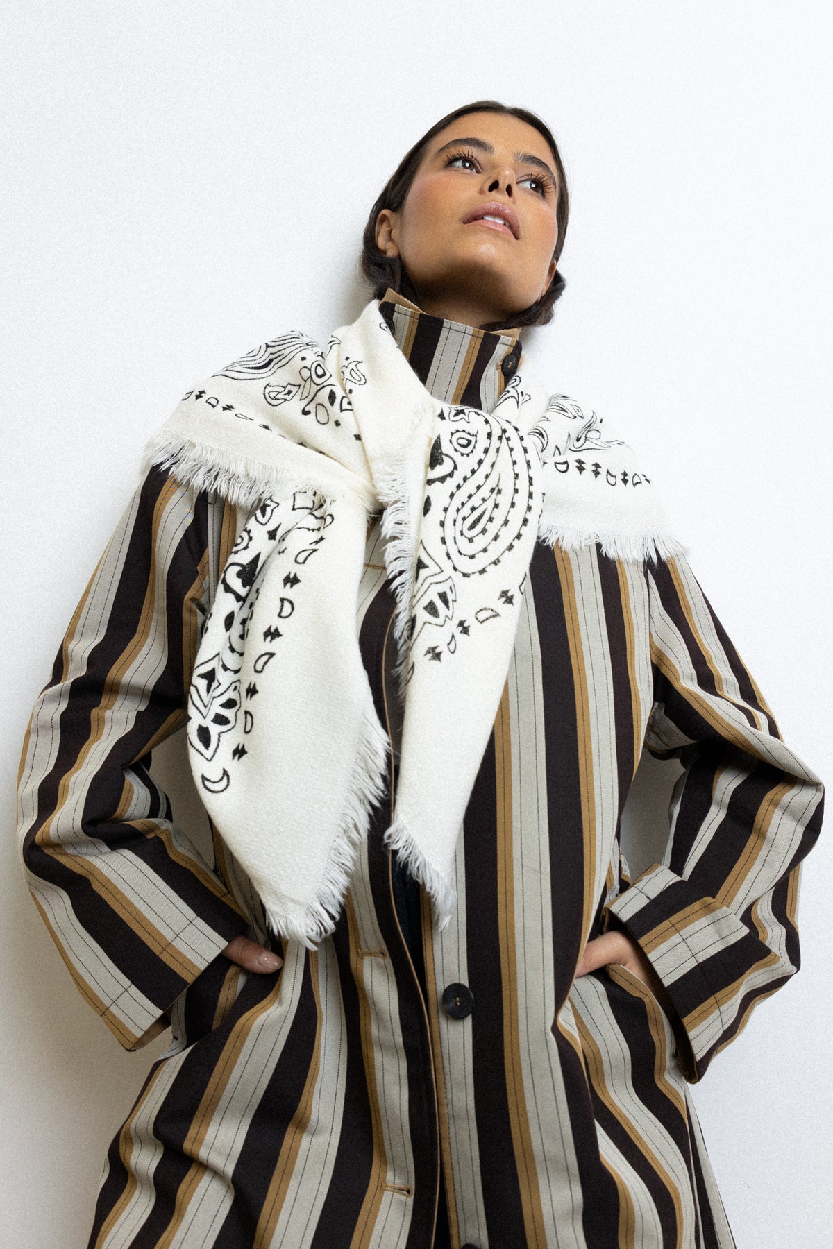 MAXI BANDANA WHITE