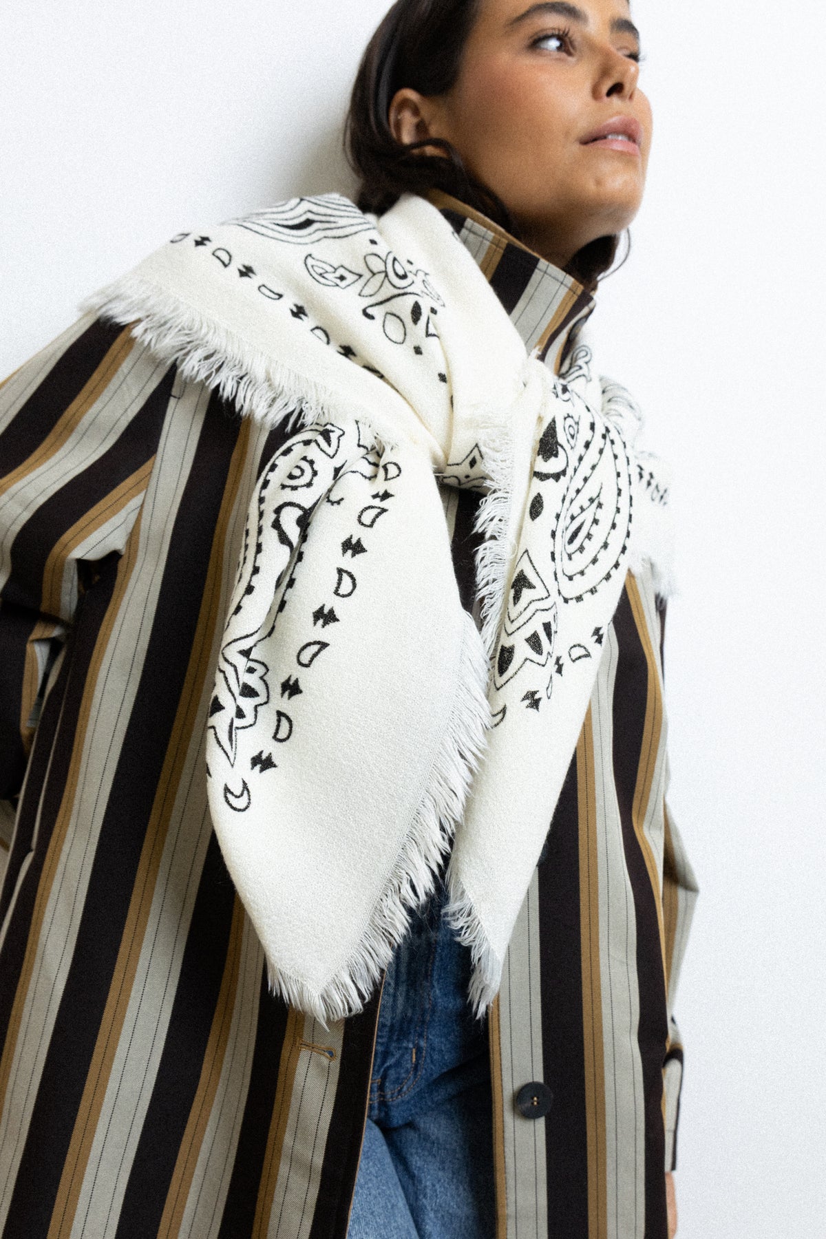 MAXI BANDANA WHITE