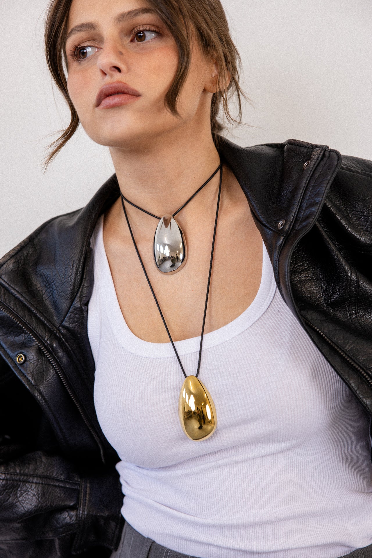 DROP NECKLACE SILVER