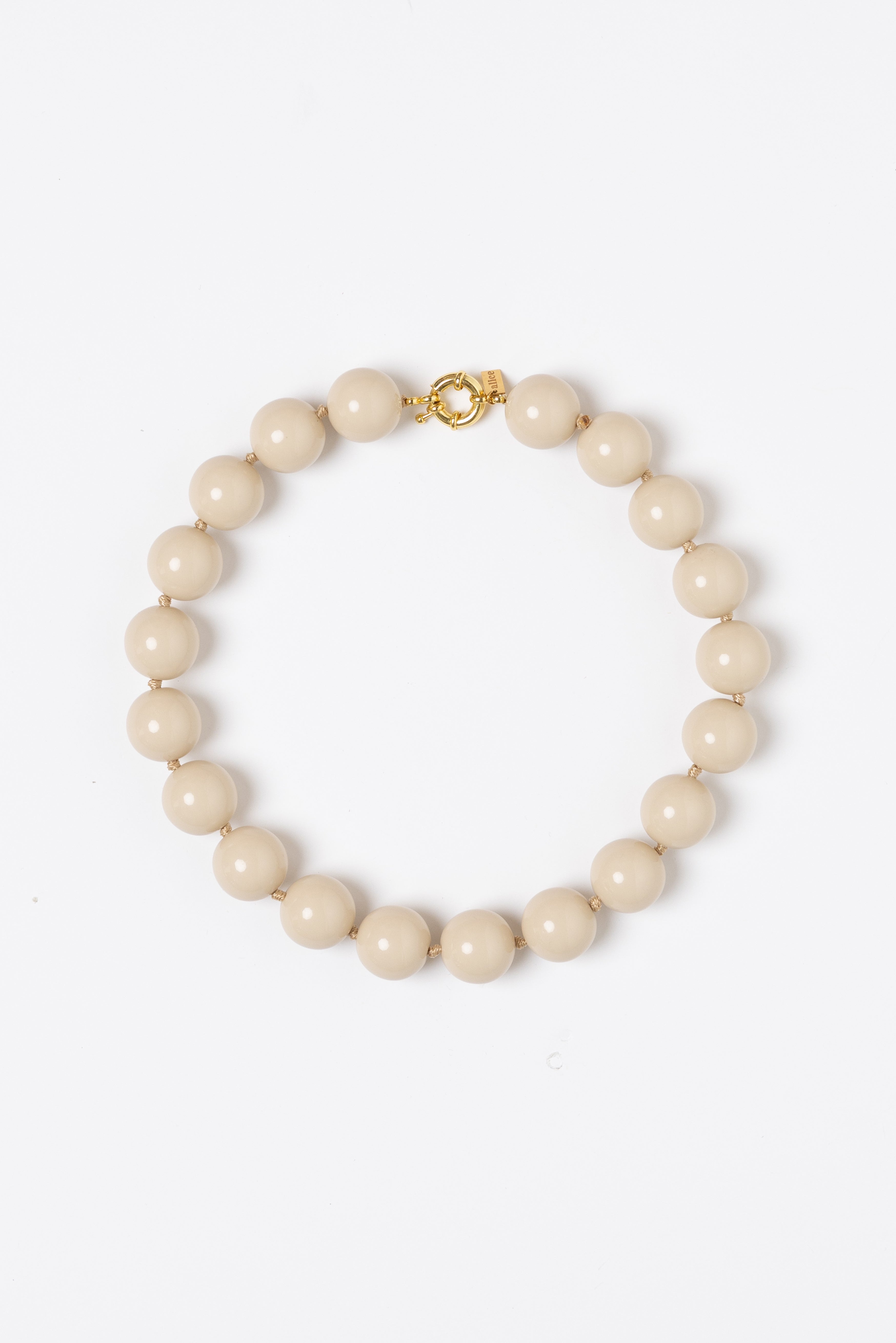 GRAND NECKLACE BEIGE