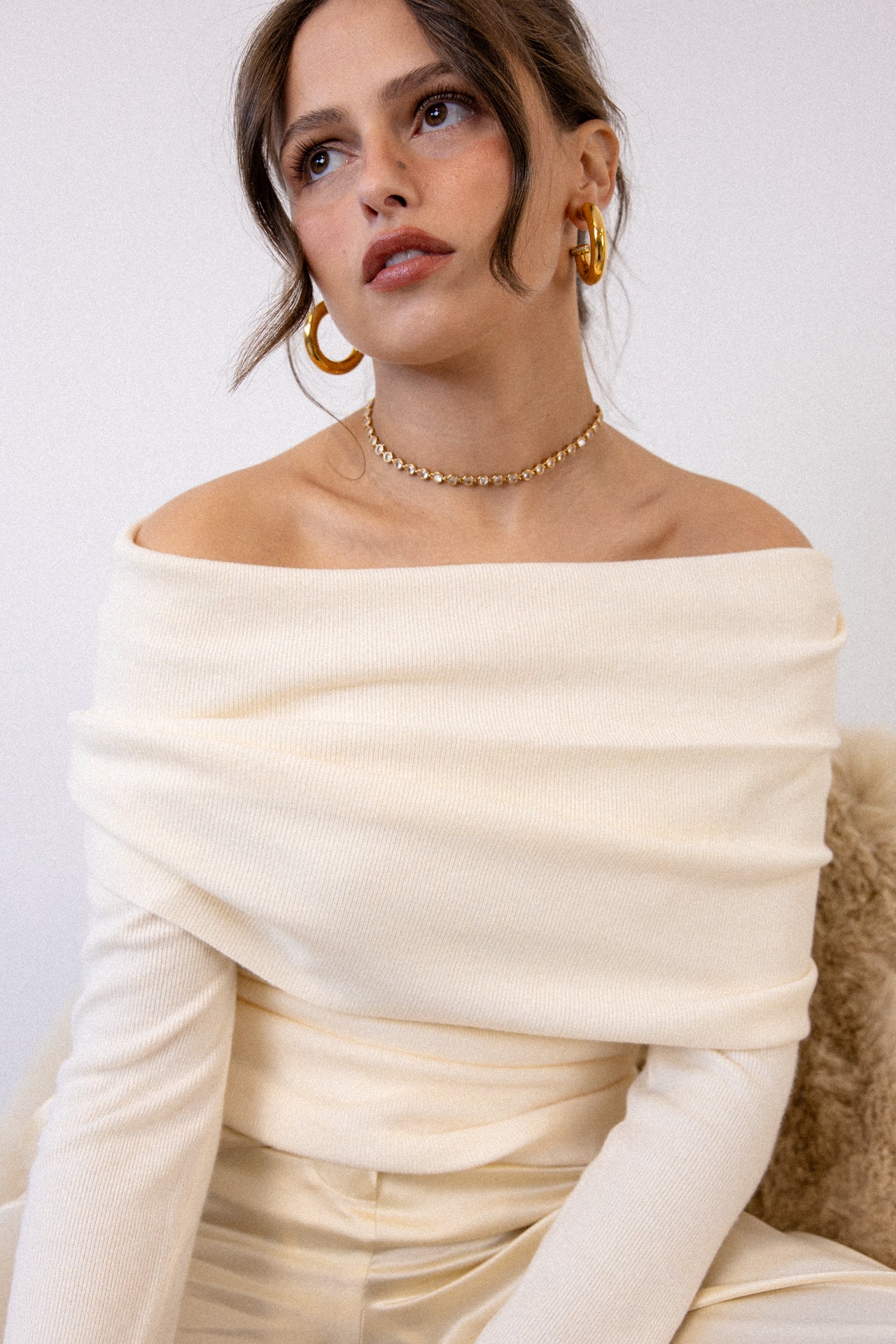 SIMONE HOOPS GOLD