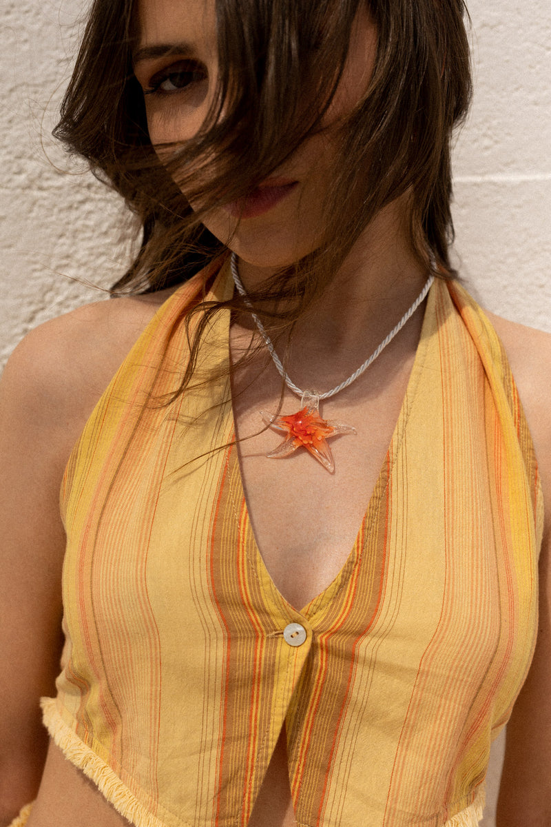 Étoile Orange Necklace
