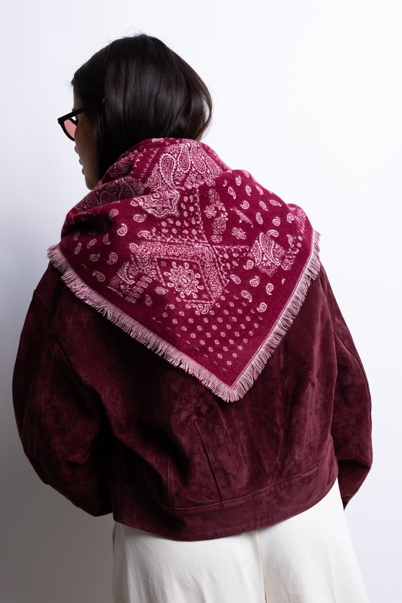 MAXI BANDANA BORDEAUX