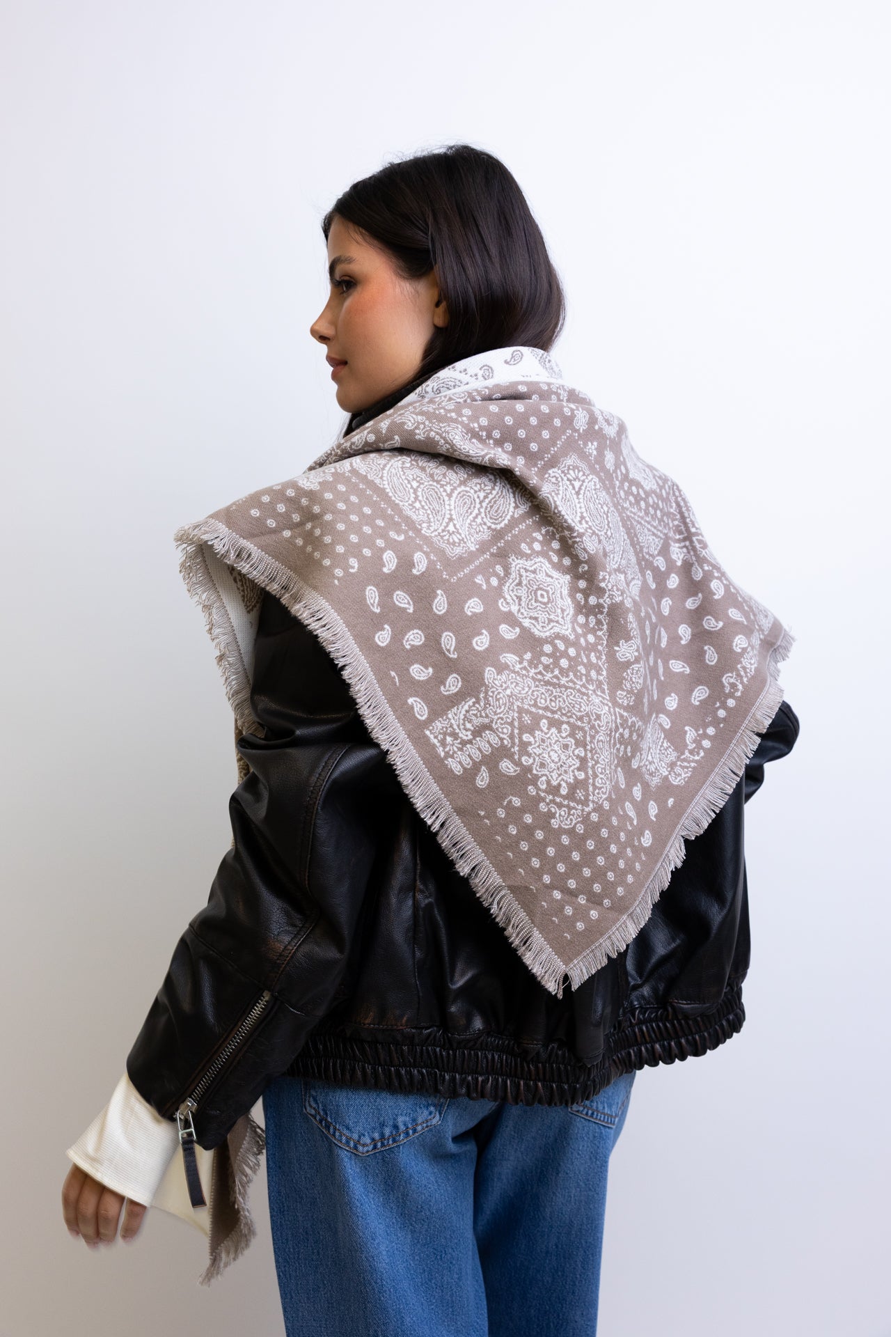 MAXI BANDANA BEIGE