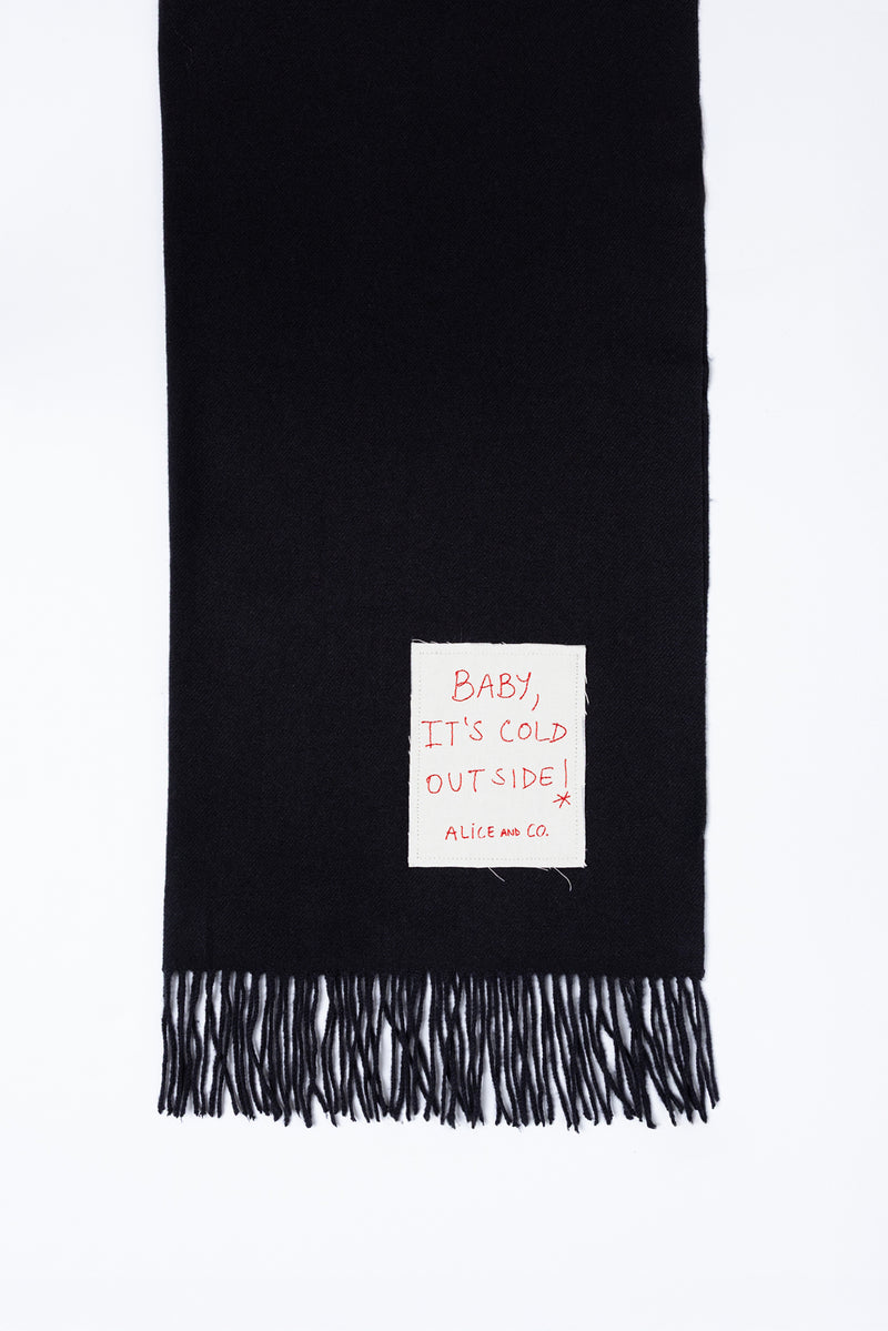 ALICE SCARF BLACK