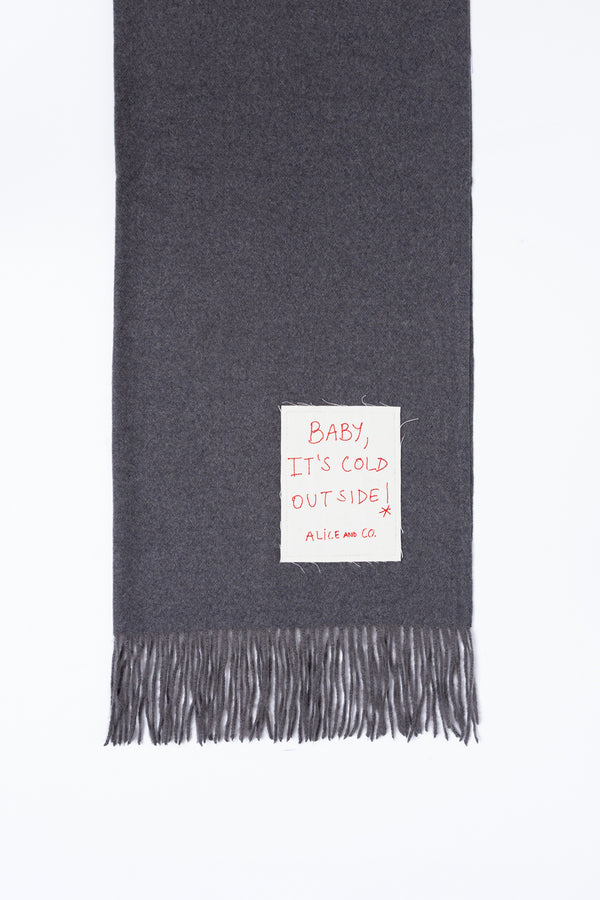 ALICE SCARF GREY