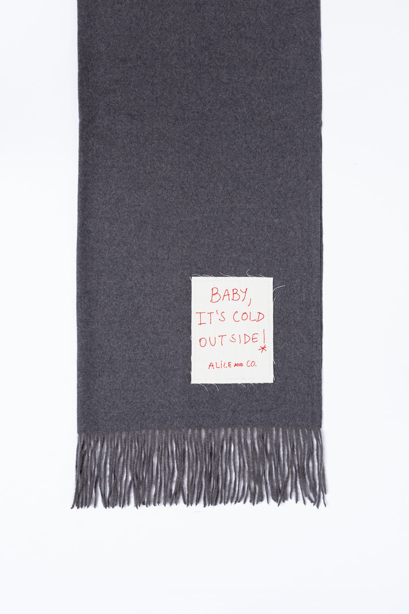ALICE SCARF GREY