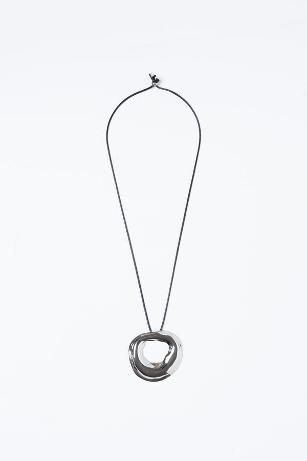 BLOW NECKLACE SILVER