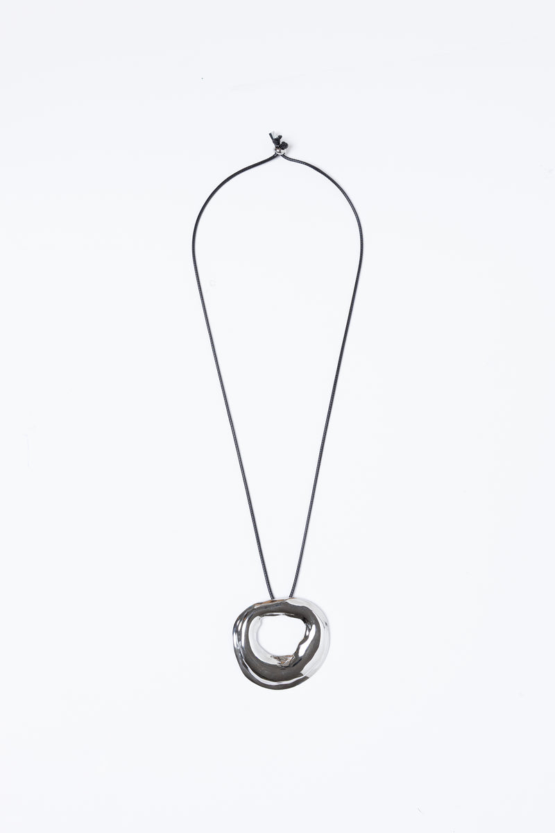 BLOW NECKLACE SILVER