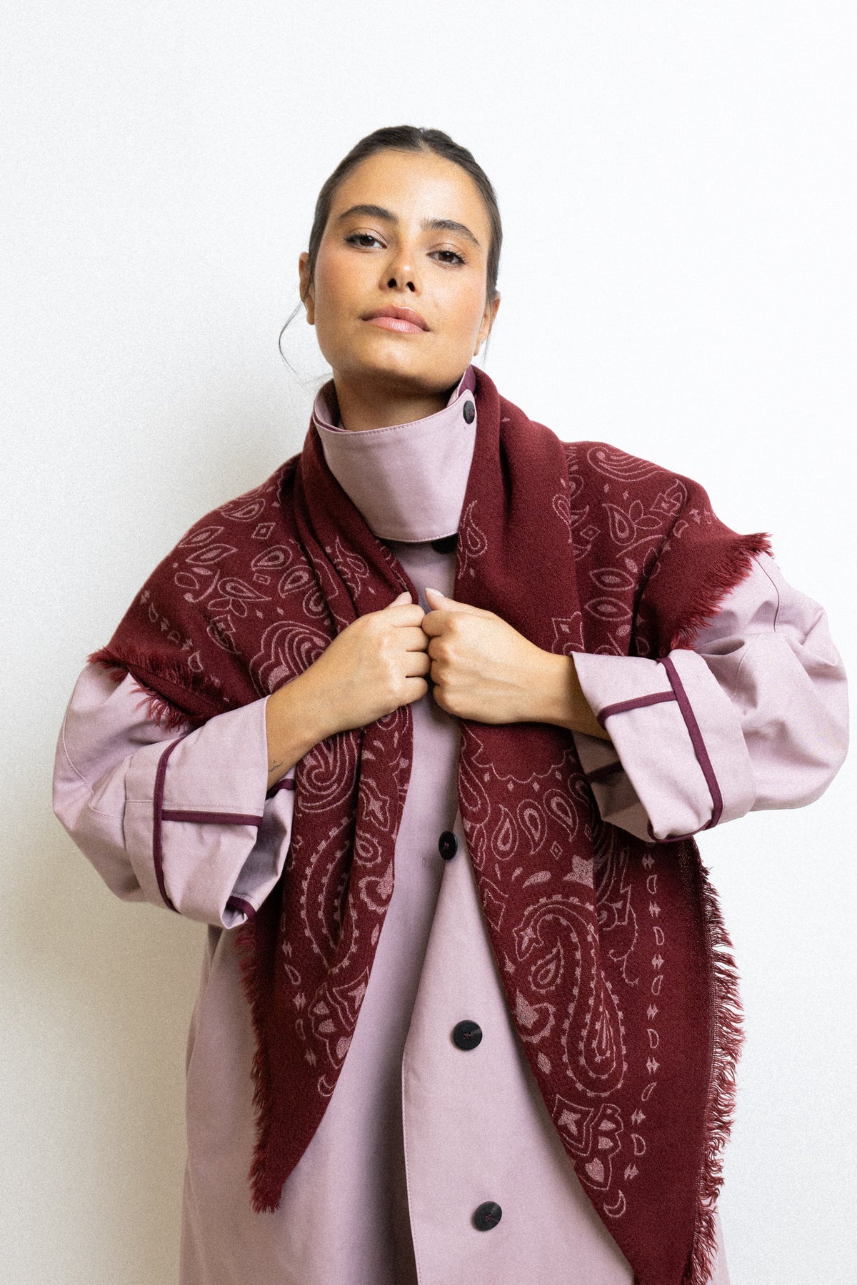 MAXI BANDANA BORDEAUX
