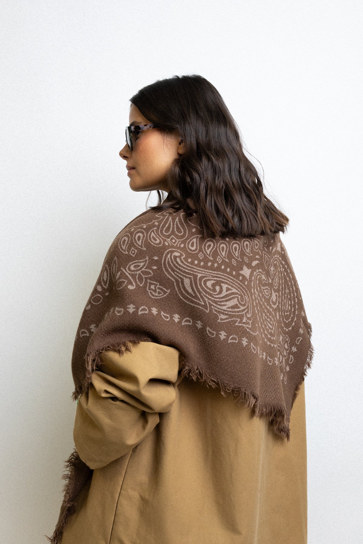 MAXI BANDANA BROWN