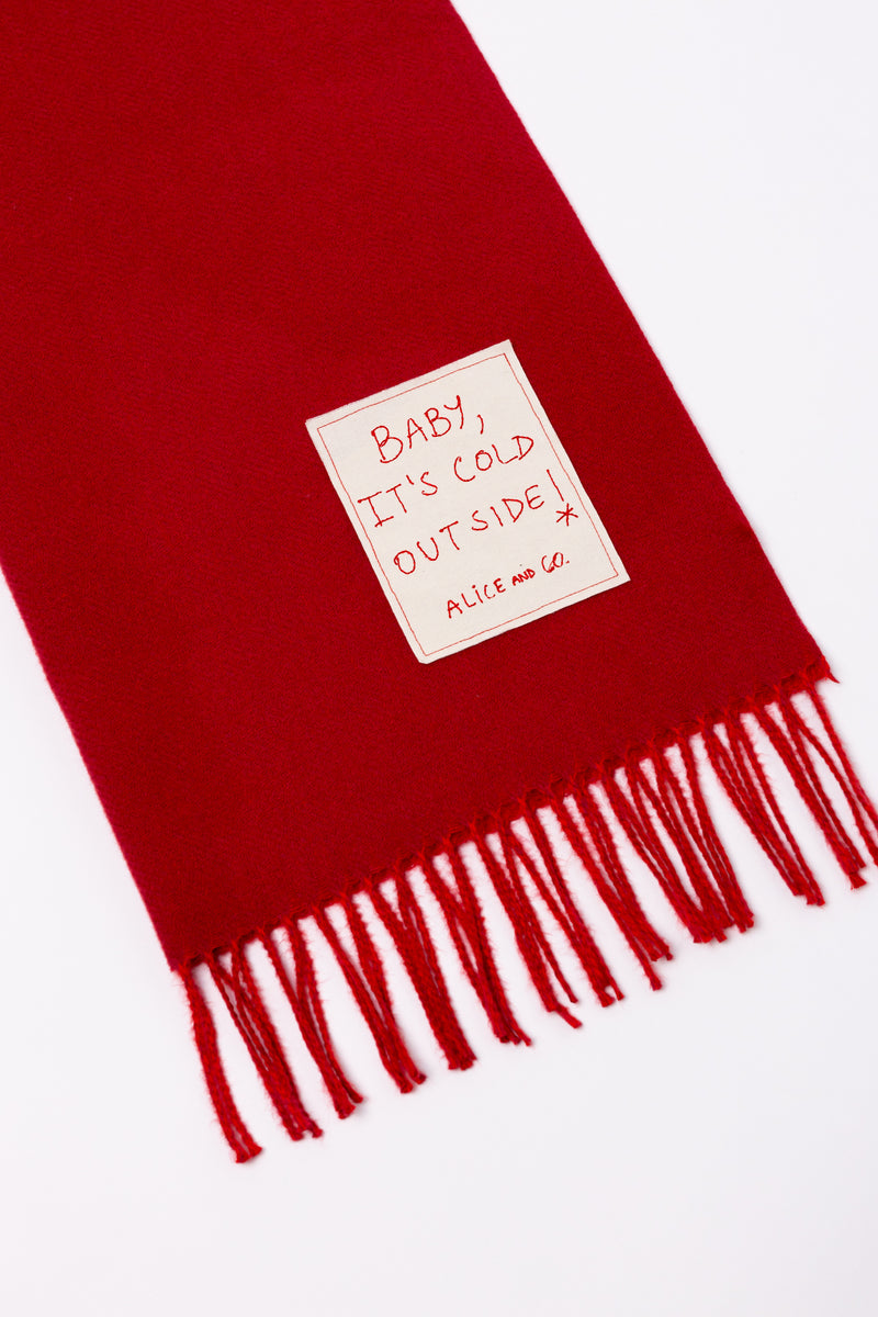 Alice Scarf Bordeaux