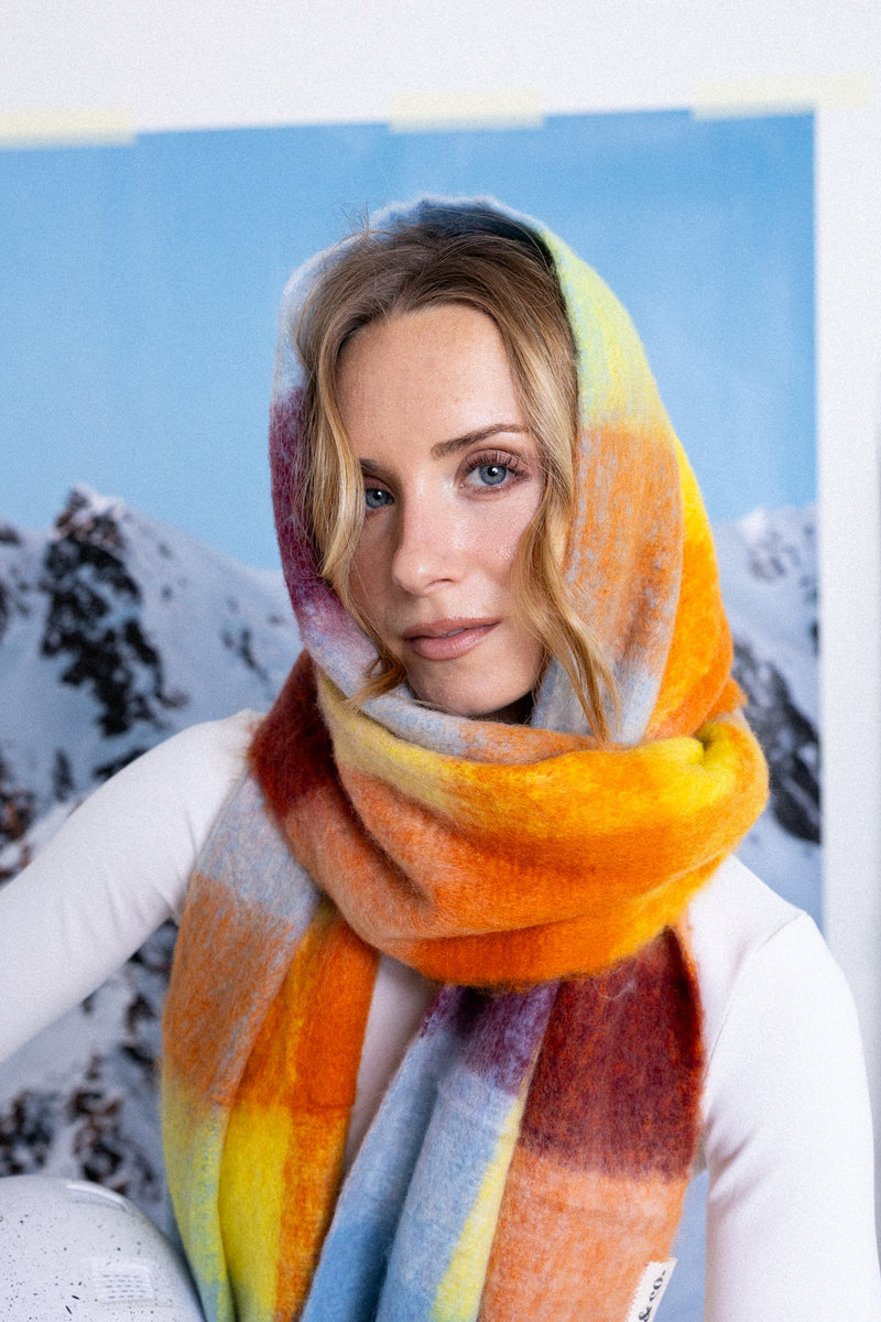 ALICE SCARF MULTICOLOR BLUE