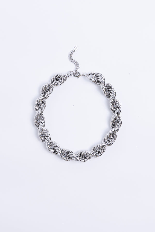 CORD NECKLACE SILVER