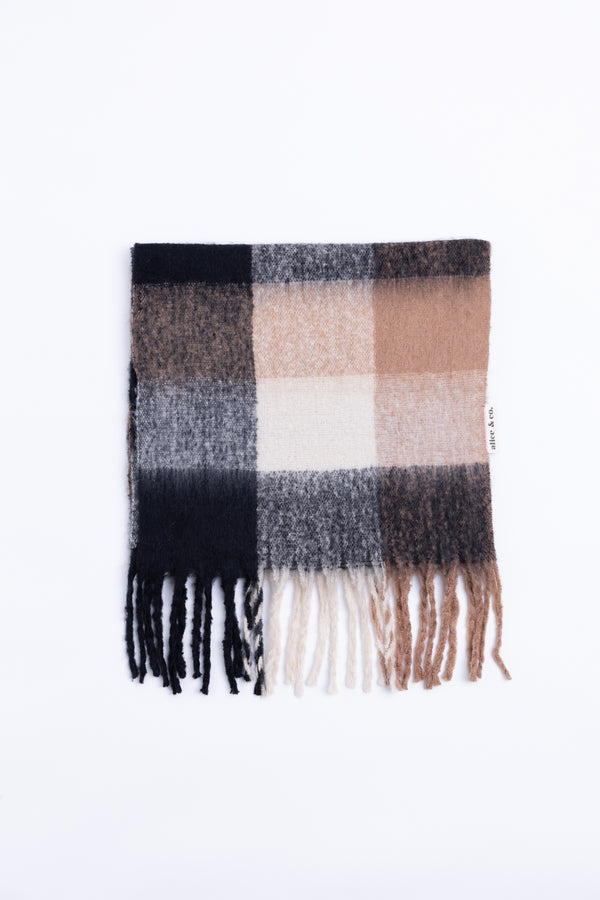 ALICE SCARF MULTICOLOR BLACK