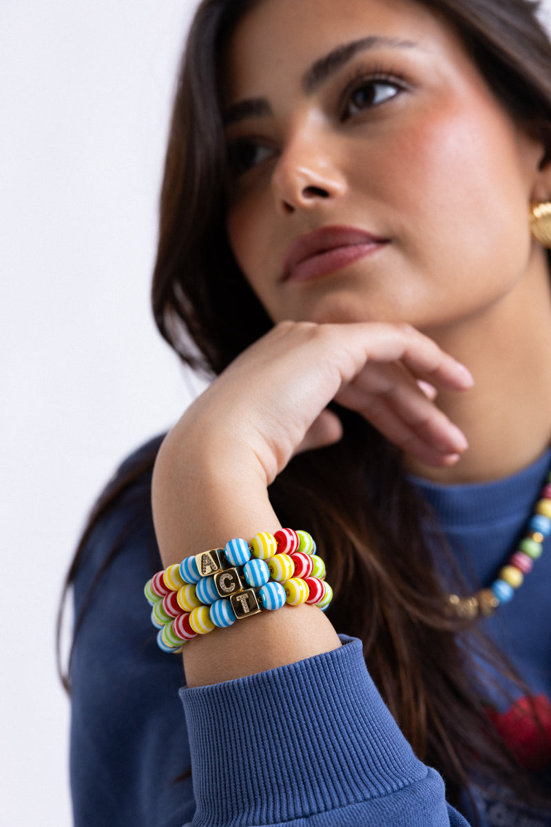 RAINBOW CUBE BRACELET