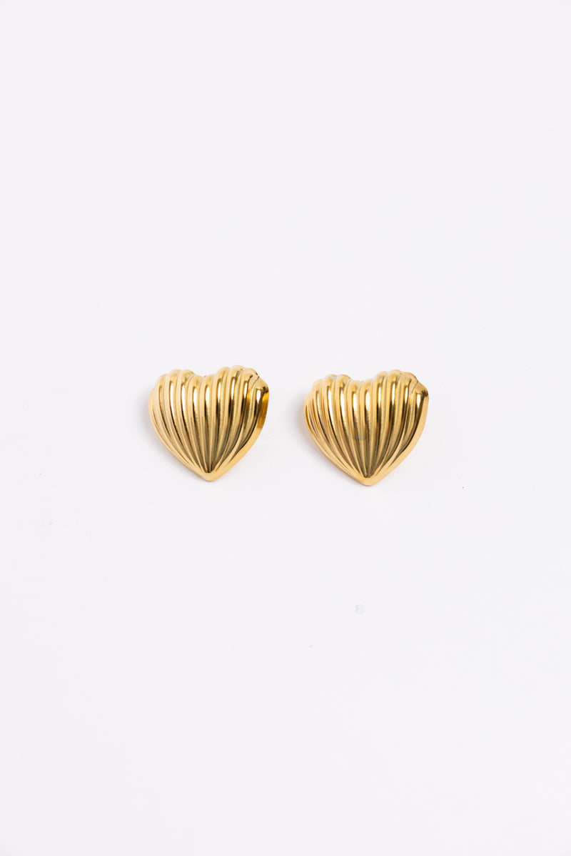 VINTAGE HEART EARRINGS