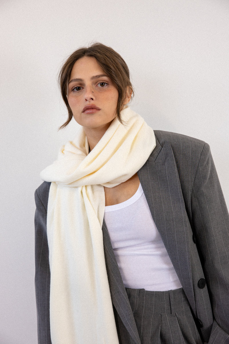 ALICE SCARF CREAM