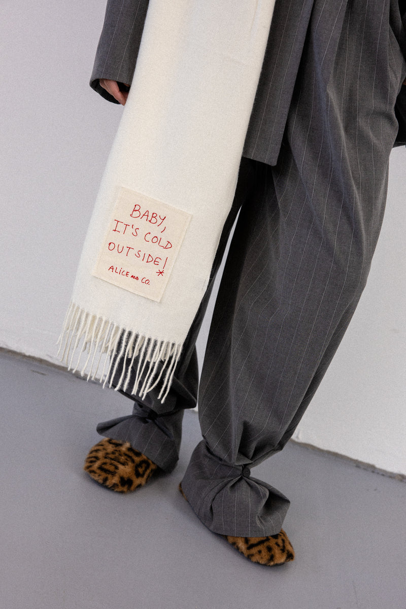 ALICE SCARF CREAM
