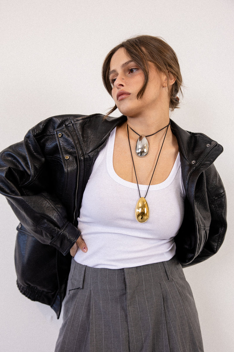 DROP NECKLACE SILVER