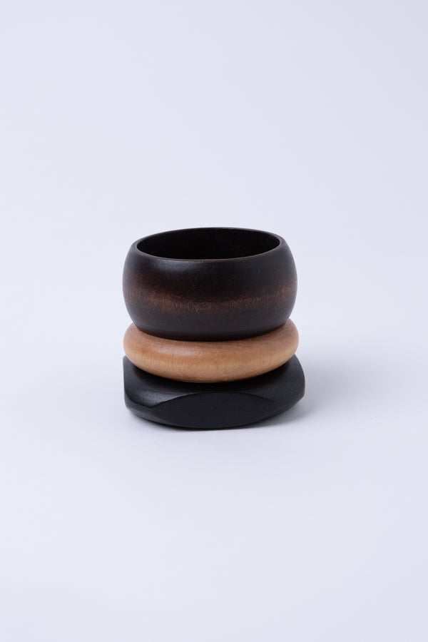 WOODEN TRIO CUFF