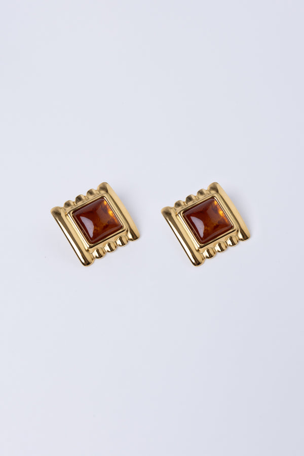 MOLLY EARRINGS COFFEE