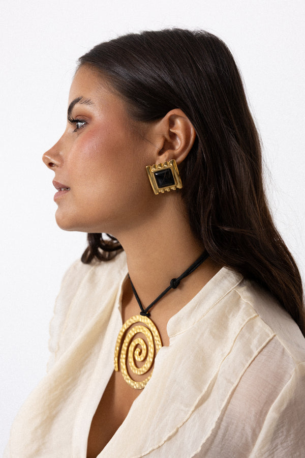 MOLLY EARRINGS BLACK