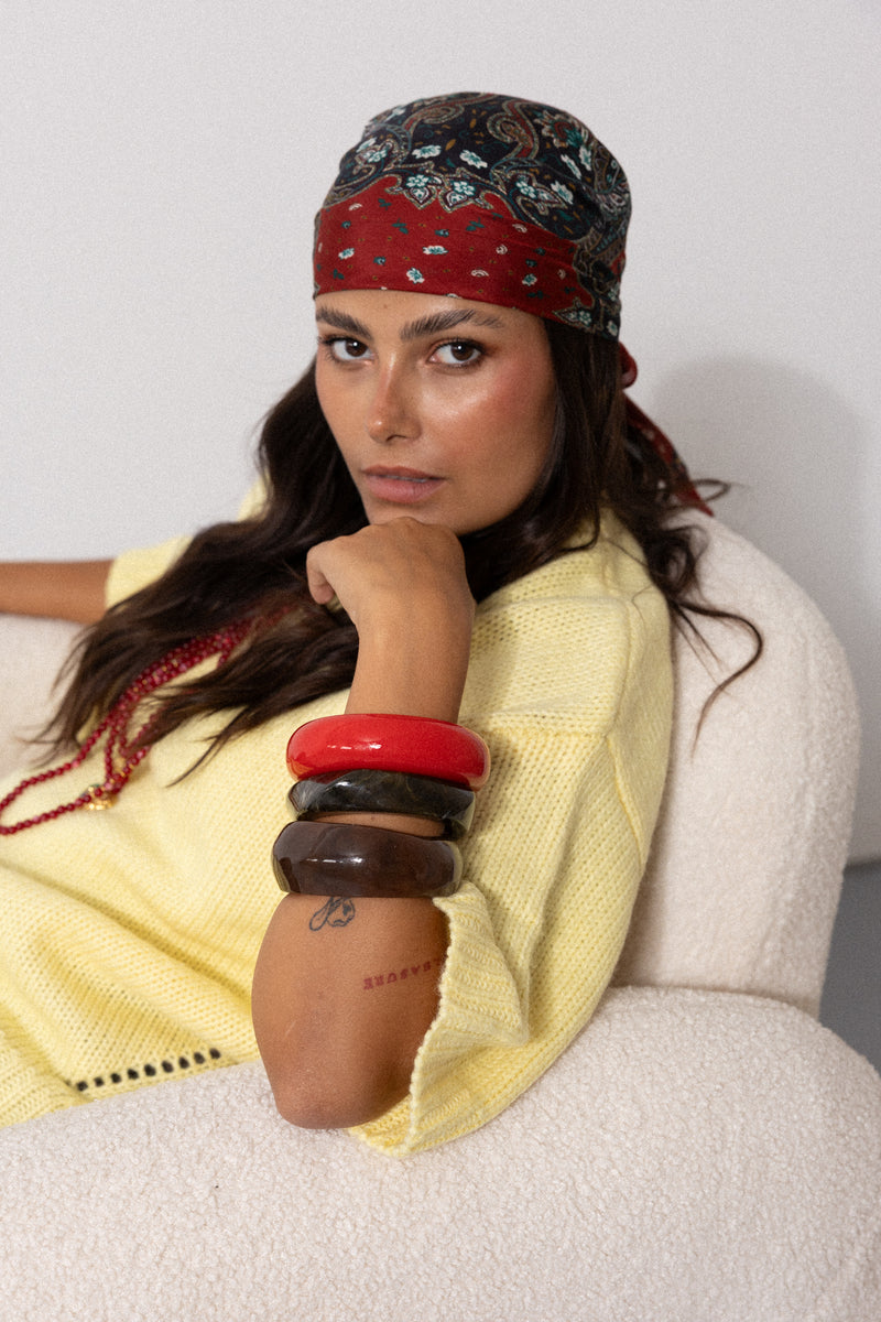 TRIO CUFF RED