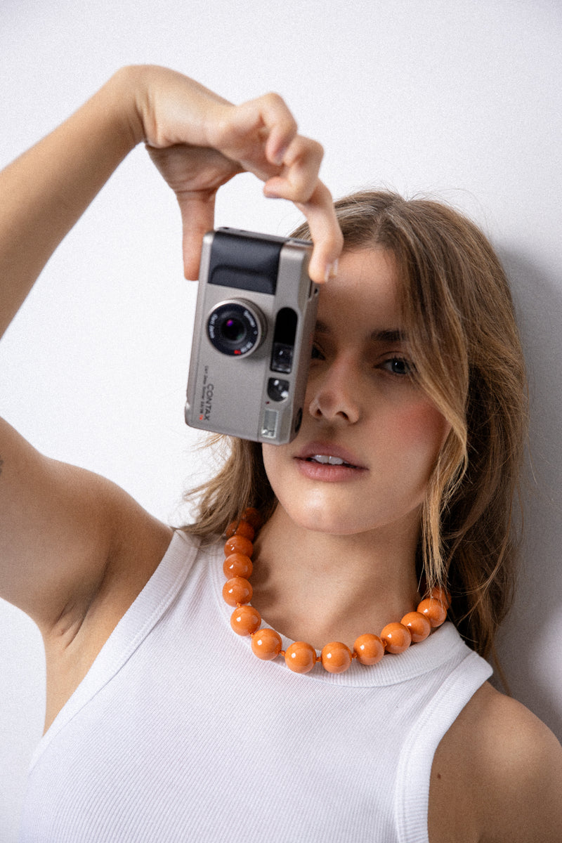 GRAND NECKLACE TERRACOTTA