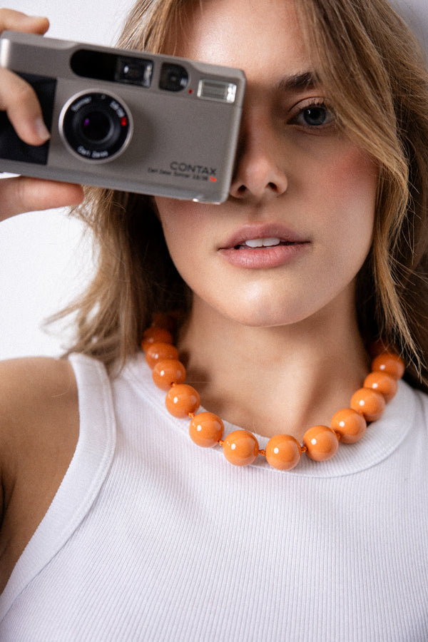 GRAND NECKLACE TERRACOTTA