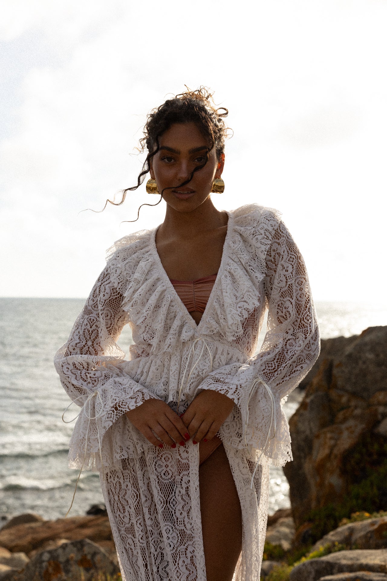 ROSETTE MAXI ROBE