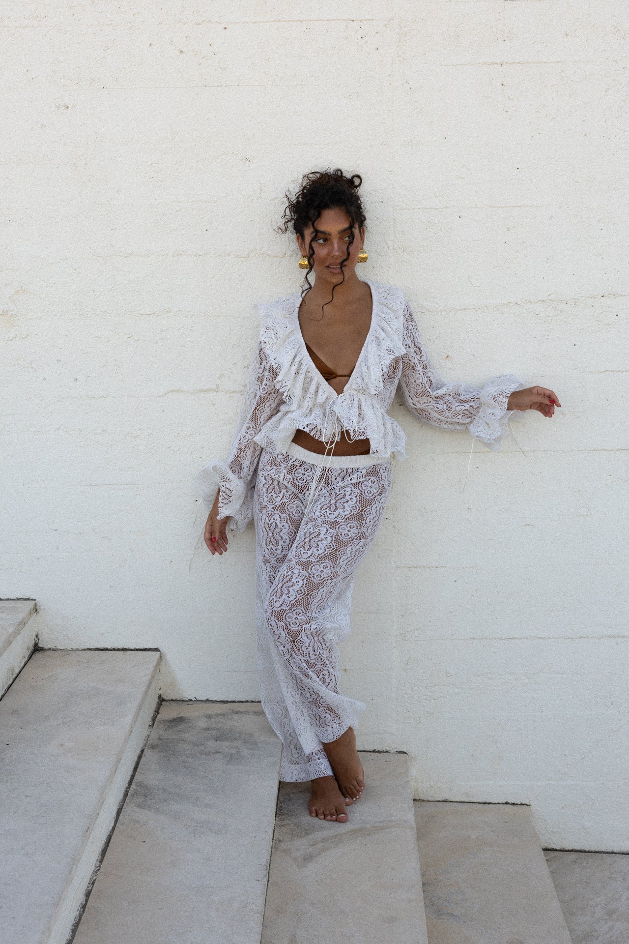 ROSETTE TROUSERS