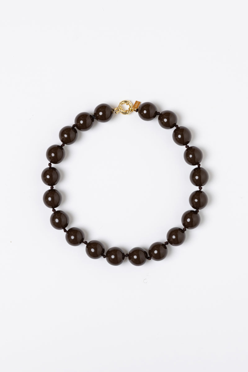 GRAND NECKLACE BROWN