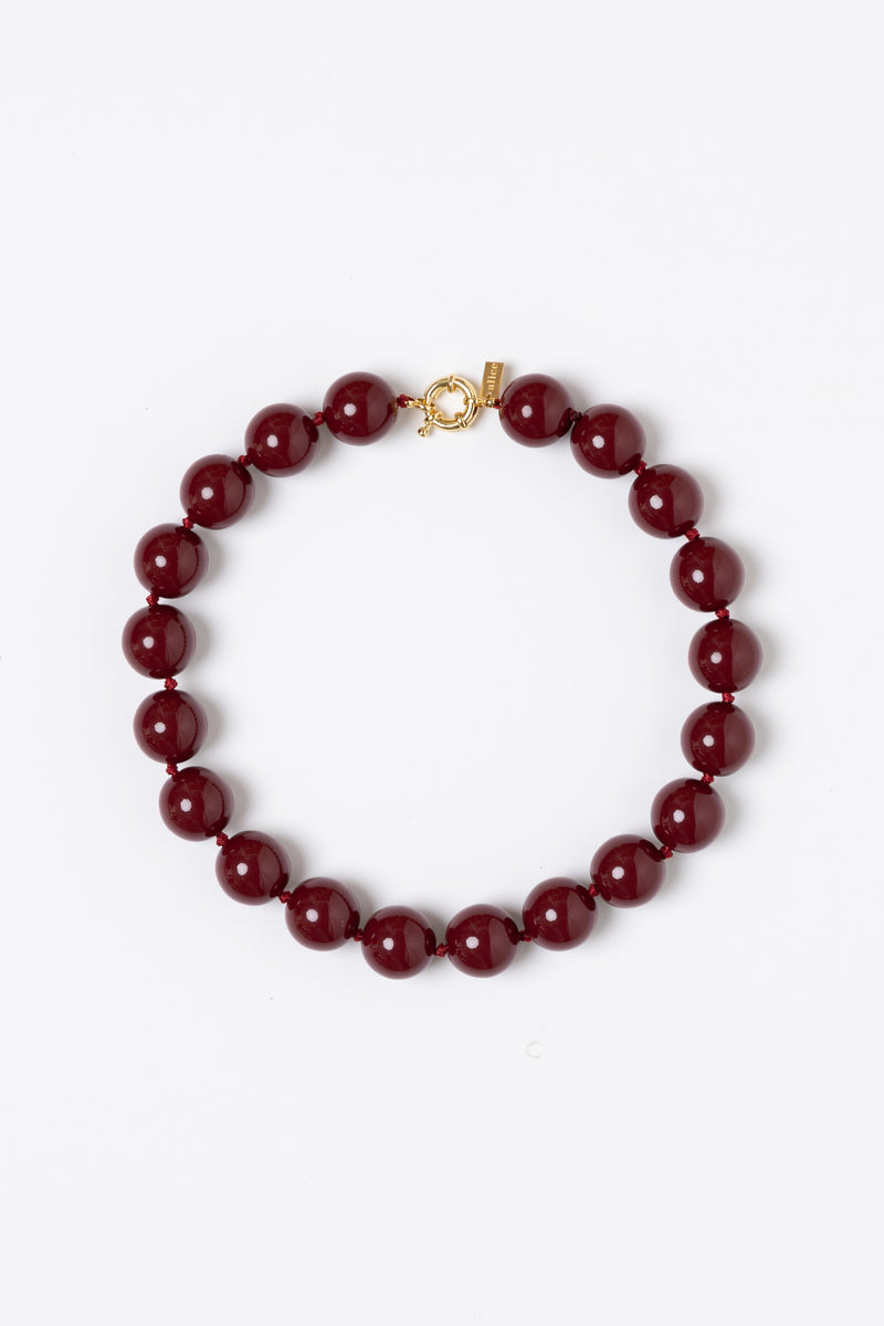GRAND NECKLACE BORDEAUX