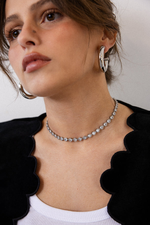 SIMONE NECKLACE SILVER