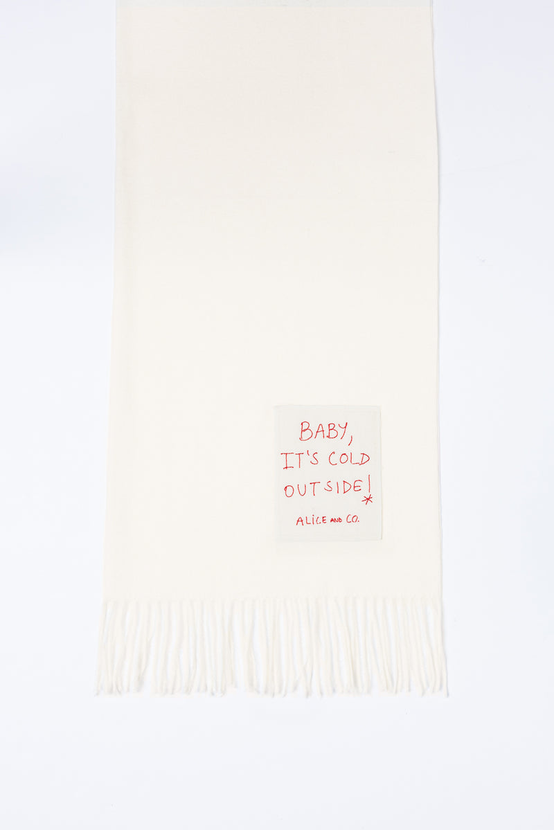 ALICE SCARF CREAM
