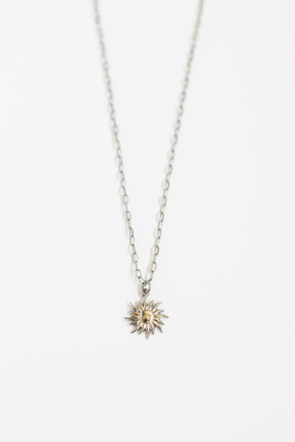 Petit Soleil Necklace Silver
