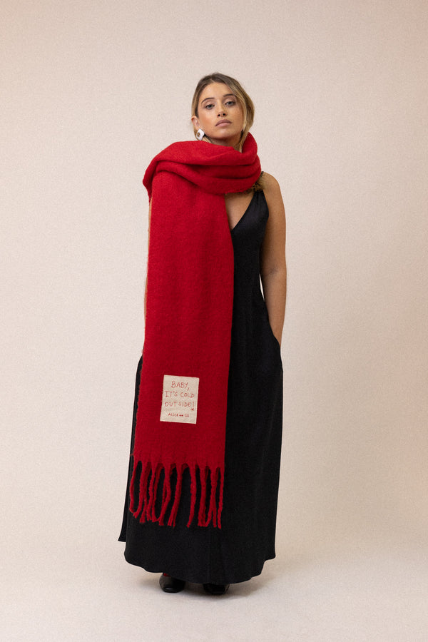 Alice Scarf Red