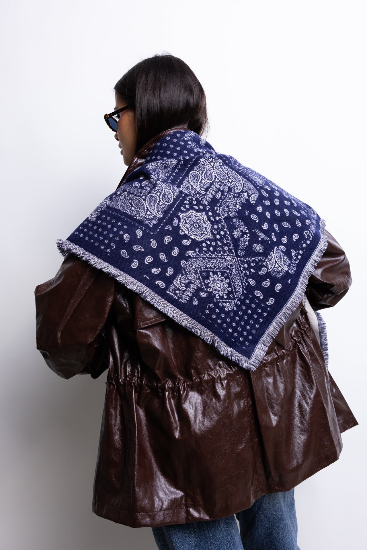 MAXI BANDANA BLUE