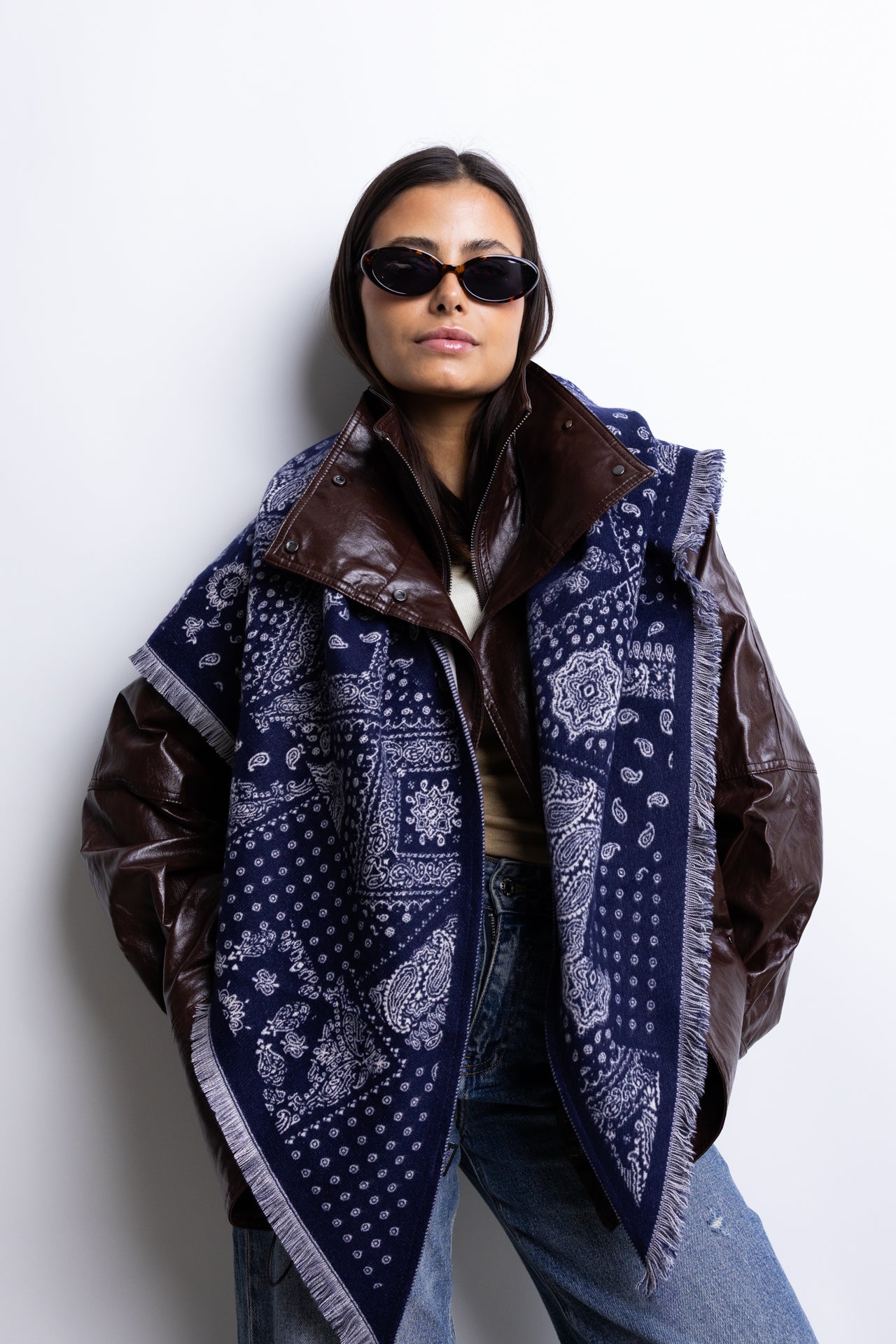 MAXI BANDANA BLUE