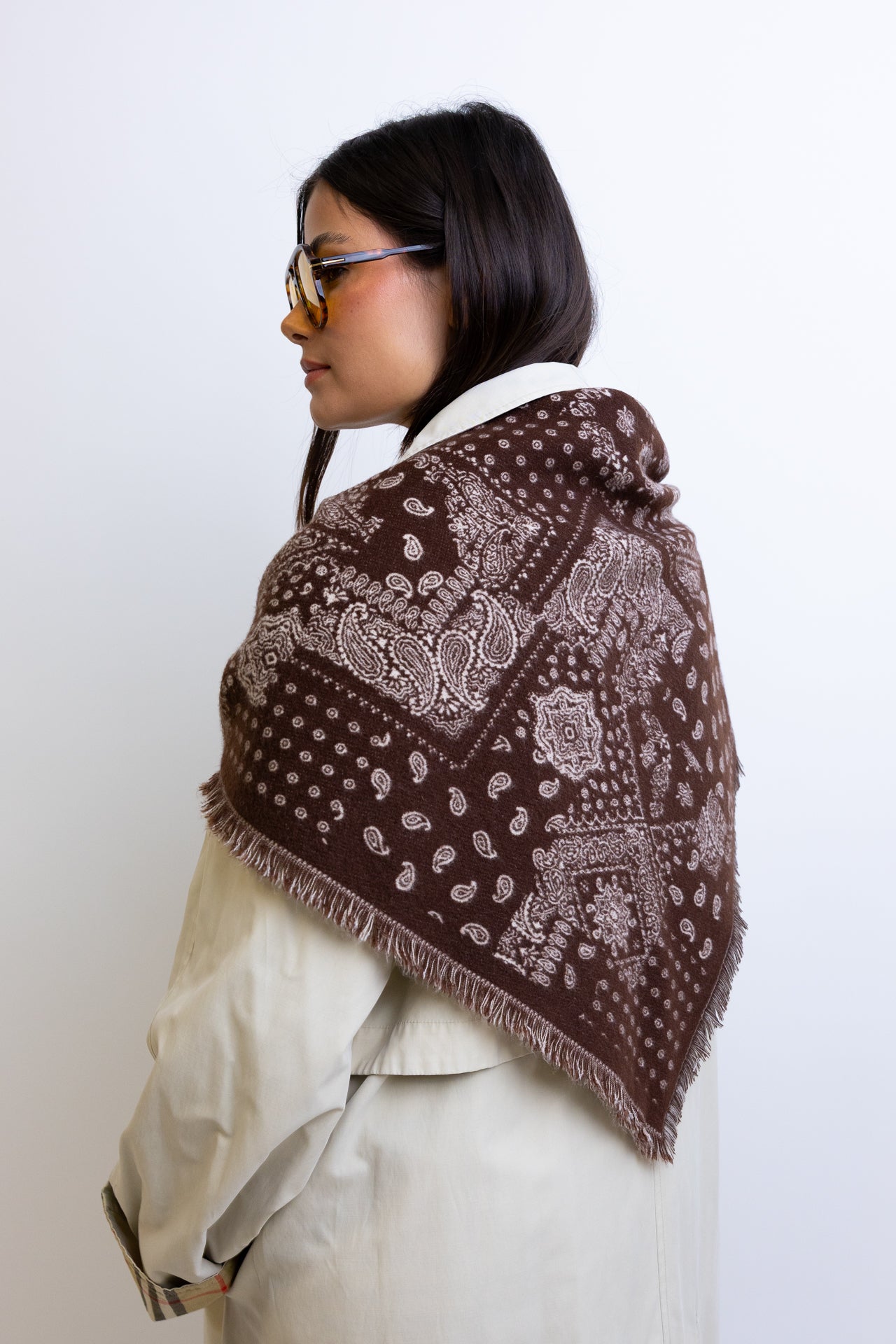 MAXI BANDANA BROWN